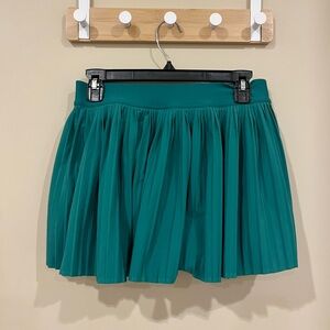 Varsity High-Rise Pleated Tennis Skirt
